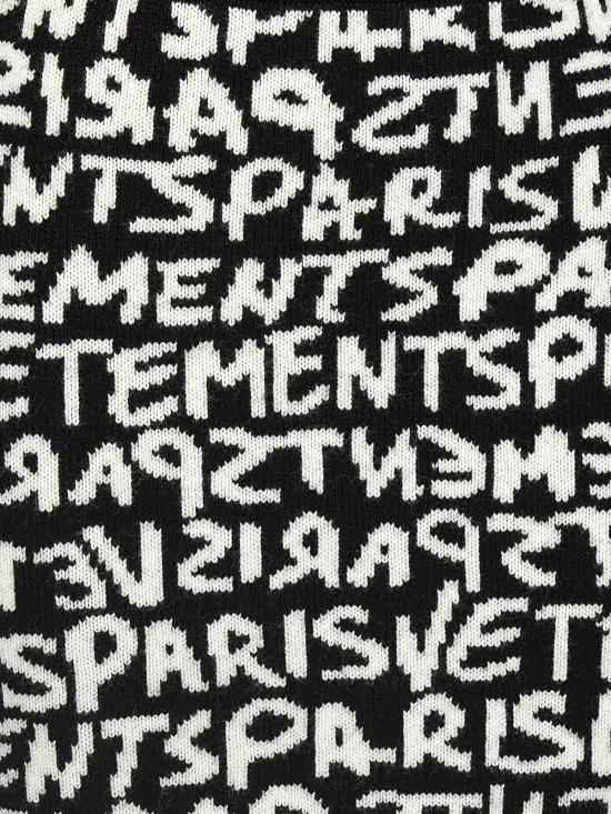 25FW 베트멍 숏 스커트 WA65KN312BBLACKWHITE White - VETEMENTS