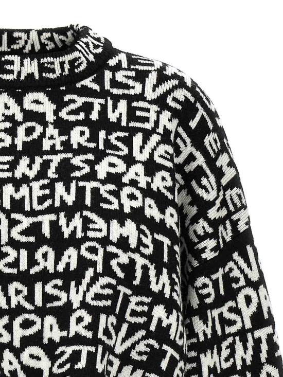 25FW 베트멍 탑 WA65KN314BBLACKWHITE White - VETEMENTS