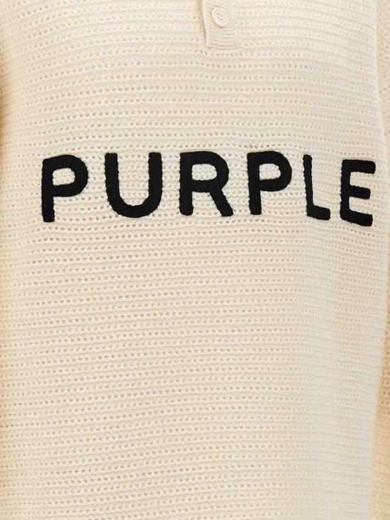  퍼플 브랜드 폴로 티셔츠 M7033EWWW424OFFWHITE White - PURPLE BRAND