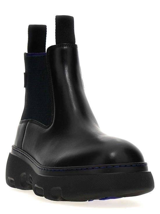  버버리 레더 첼시 부츠 8092588 Black - BURBERRY