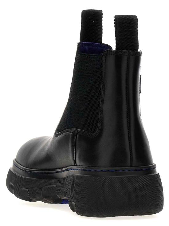  버버리 레더 첼시 부츠 8092588 Black - BURBERRY