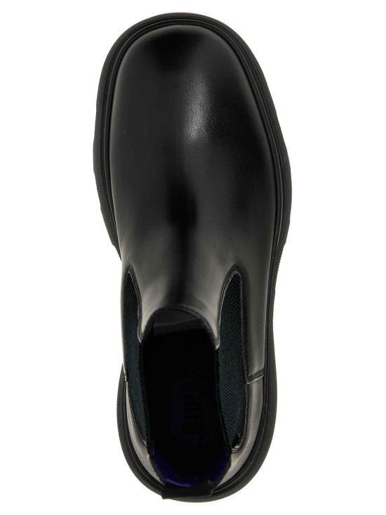  버버리 레더 첼시 부츠 8092588 Black - BURBERRY