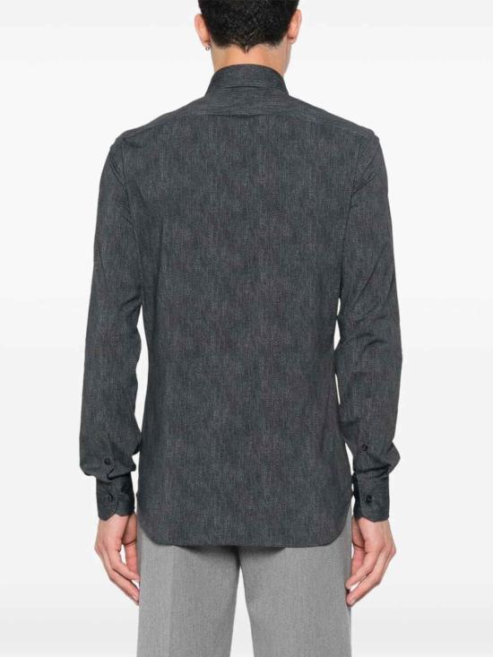  싸쿠스 긴팔 셔츠 ACT531ML71621001 Black - XACUS