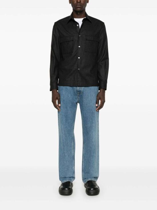  싸쿠스 긴팔 셔츠 110ML71102008 Black - XACUS