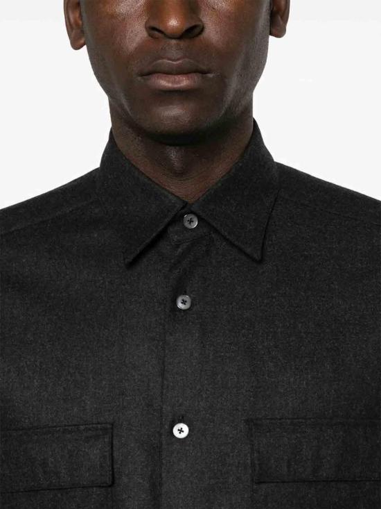  싸쿠스 긴팔 셔츠 110ML71102008 Black - XACUS