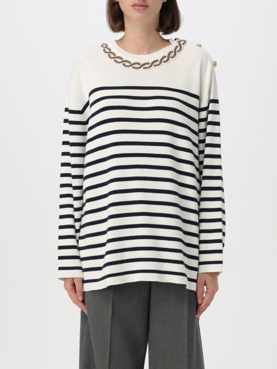 25FW 발렌티노 가라바니 스웨터 5B3KC58C8PC 671 Navy