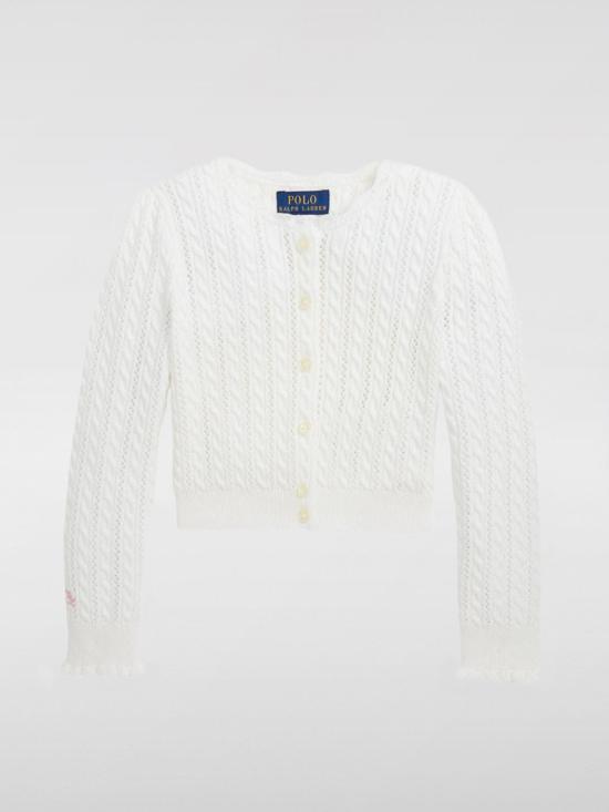 24FW [키즈] 폴로 랄프로렌 가디건 312934999 002 White