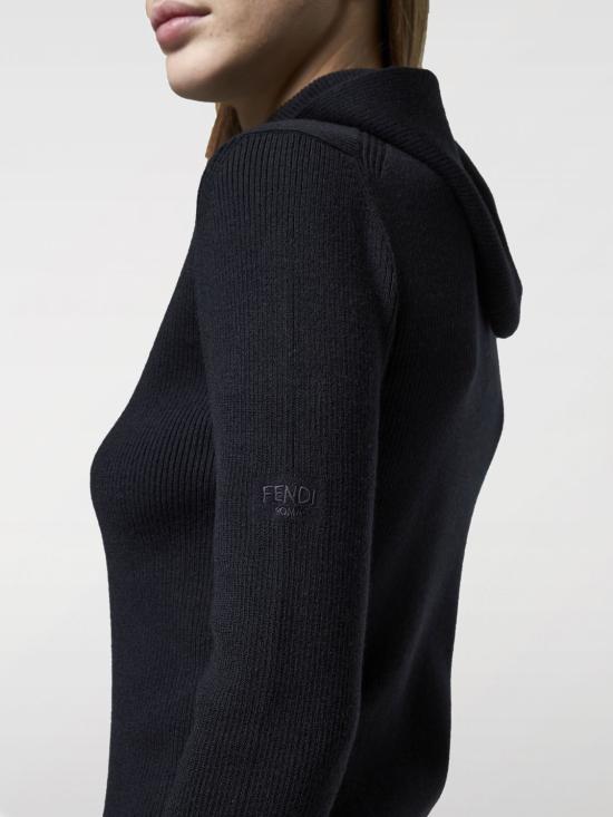 25FW 펜디 숏 원피스 FZDC60ASJK F0GME Black - FENDI