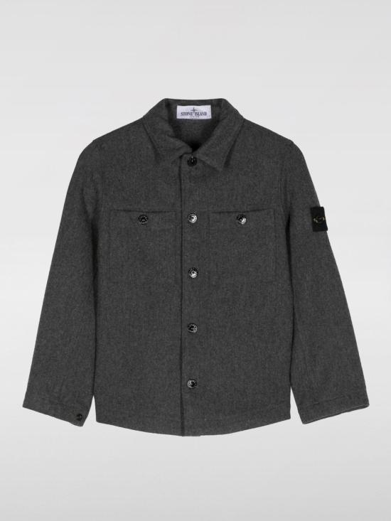 25FW [키즈] 스톤 아일랜드 캐주얼 자켓 811610504 V0M67 Grey