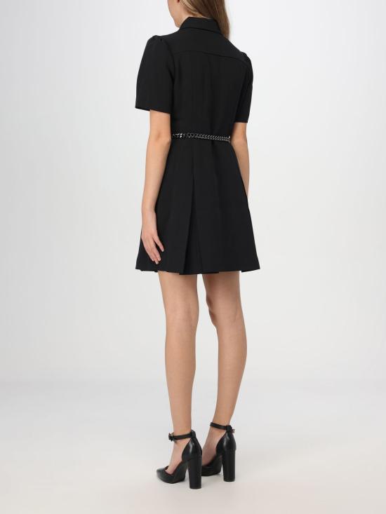 24FW 마이클 코어스 숏 원피스 MF482IZ3GZ 001 Black - MICHAEL KORS