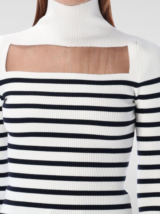  장 폴 고티에 터틀넥 2430FPL066M063 0159 White - JEAN PAUL GAULTIER