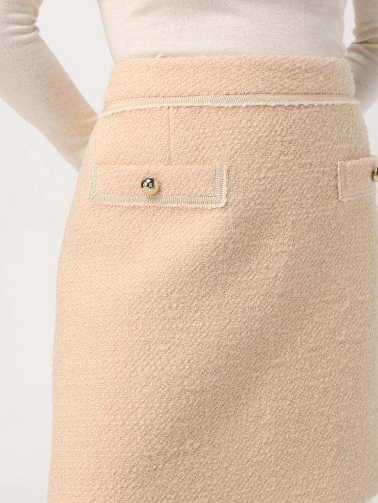  페이 숏 스커트 NXW90494700WID C201 Nude - FAY