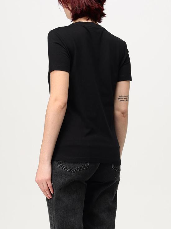  저스트까발리 반팔 티셔츠 77PAHE24CJ110 899 Black - JUST CAVALLI