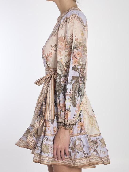 25SS 짐머만 숏 원피스 7816379 2449DRS251 BUF MULTICOLOR - ZIMMERMANN