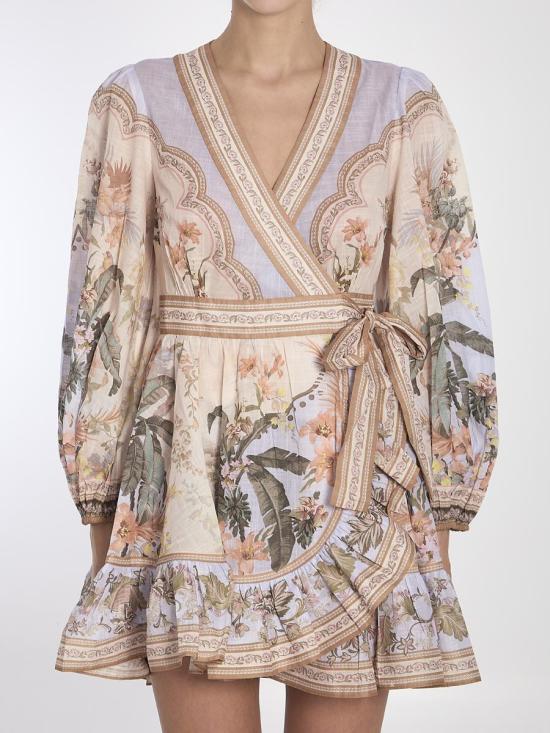 25SS 짐머만 숏 원피스 7816379 2449DRS251 BUF MULTICOLOR