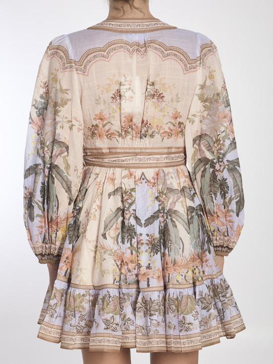 25SS 짐머만 숏 원피스 7816379 2449DRS251 BUF MULTICOLOR - ZIMMERMANN