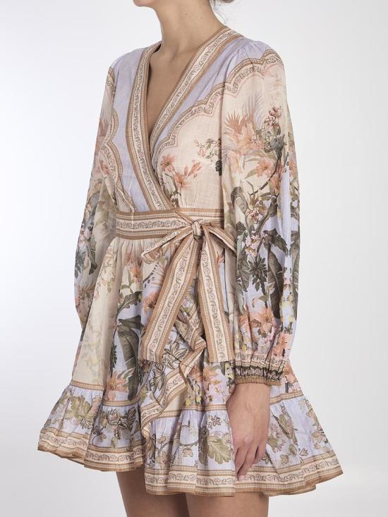 25SS 짐머만 숏 원피스 7816379 2449DRS251 BUF MULTICOLOR - ZIMMERMANN