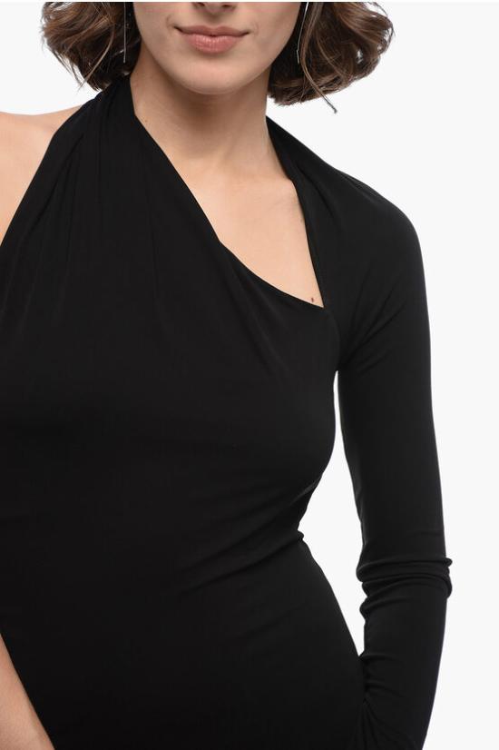  베르사체 롱 원피스 1009999 1A01253 1B000 Black - VERSACE