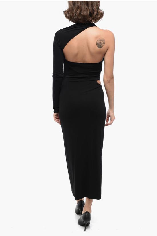  베르사체 롱 원피스 1009999 1A01253 1B000 Black - VERSACE