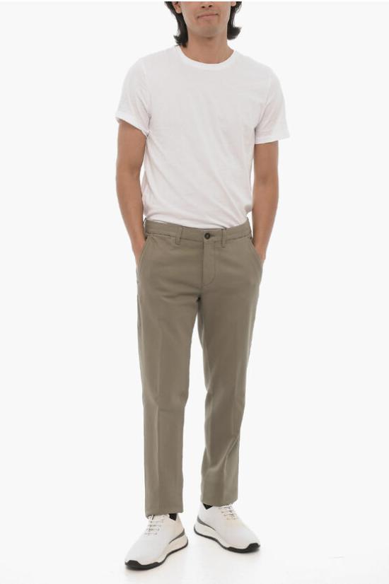  꼬르넬리아니 치노 팬츠 834ET5 9120165 051 Green - CORNELIANI