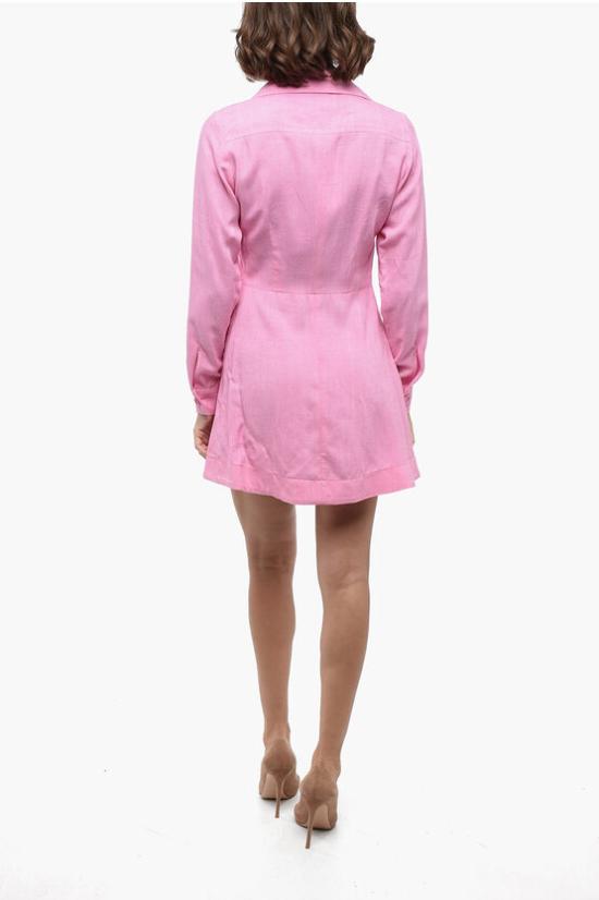  아미 숏 원피스 FDR005 VI0003 661 Pink - AMI