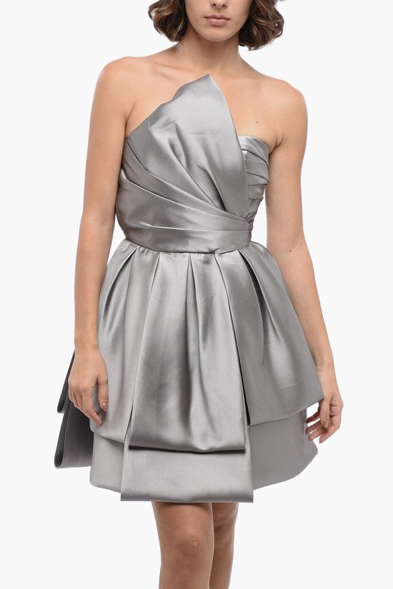  알베르타 페레티 숏 원피스 A0421 6625 0490 Gray - ALBERTA FERRETTI