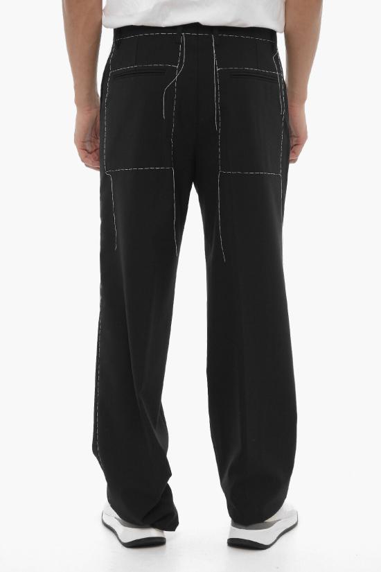  오프화이트 트레이닝/조거 팬츠 OMCO016S23FAB0031001 - OFF WHITE