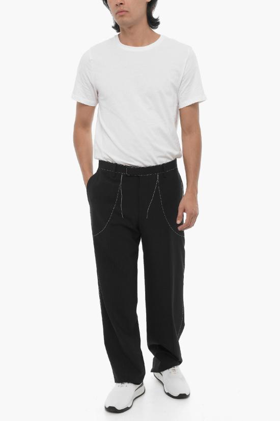  오프화이트 트레이닝/조거 팬츠 OMCO016S23FAB0031001 - OFF WHITE