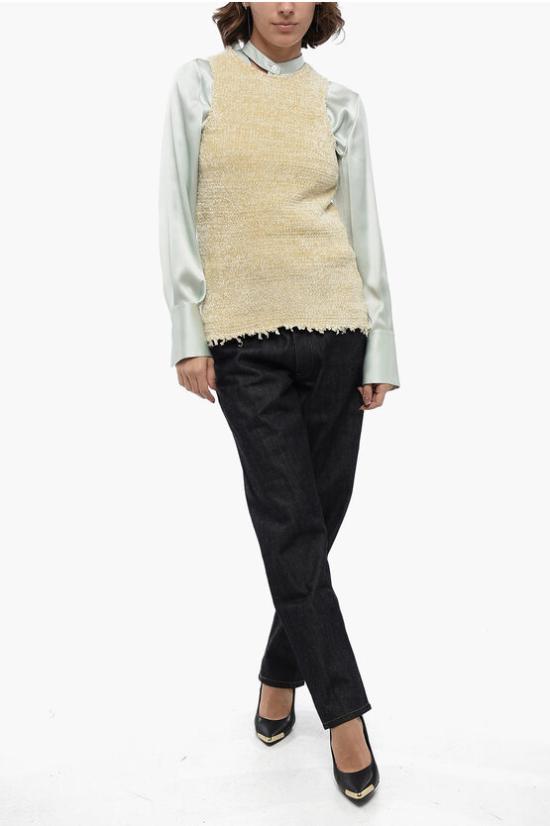  질샌더 반팔 티셔츠 J03NC0135 J18271 279 White - JIL SANDER