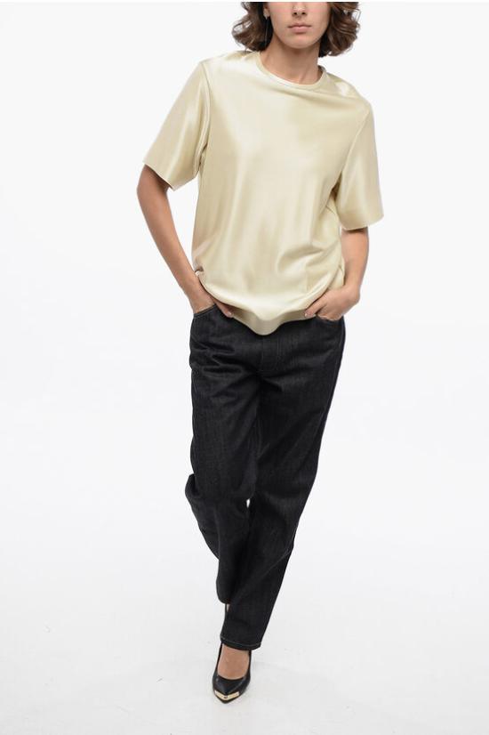  질샌더 반팔 티셔츠 J03GC0101 J20043 274 Beige - JIL SANDER