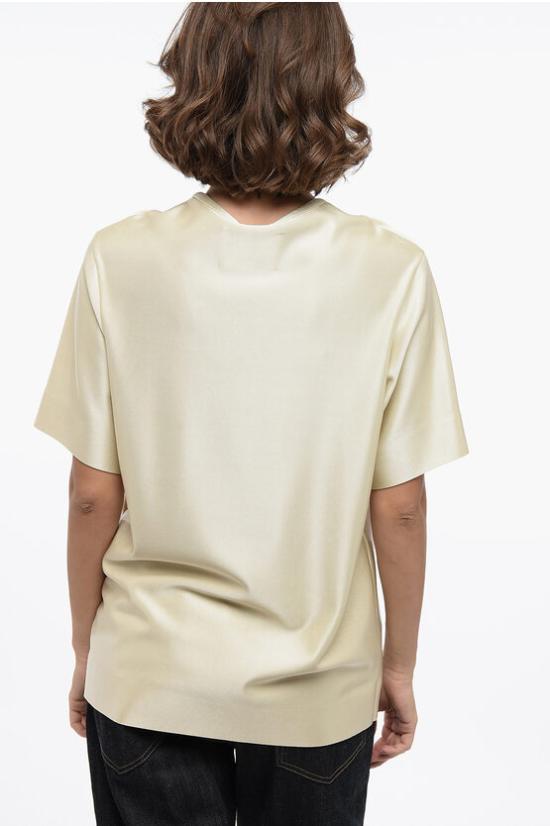  질샌더 반팔 티셔츠 J03GC0101 J20043 274 Beige - JIL SANDER