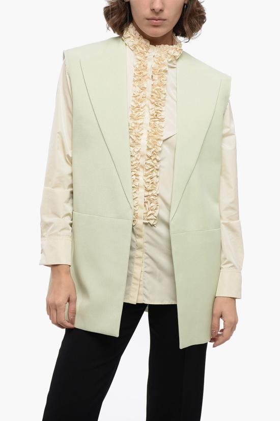  질샌더 수트 자켓 J03BN0110 J65023 333 Green