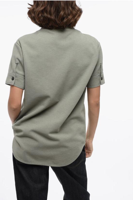  질샌더 반팔 티셔츠 J02DR0001 J20018 444 Green - JIL SANDER