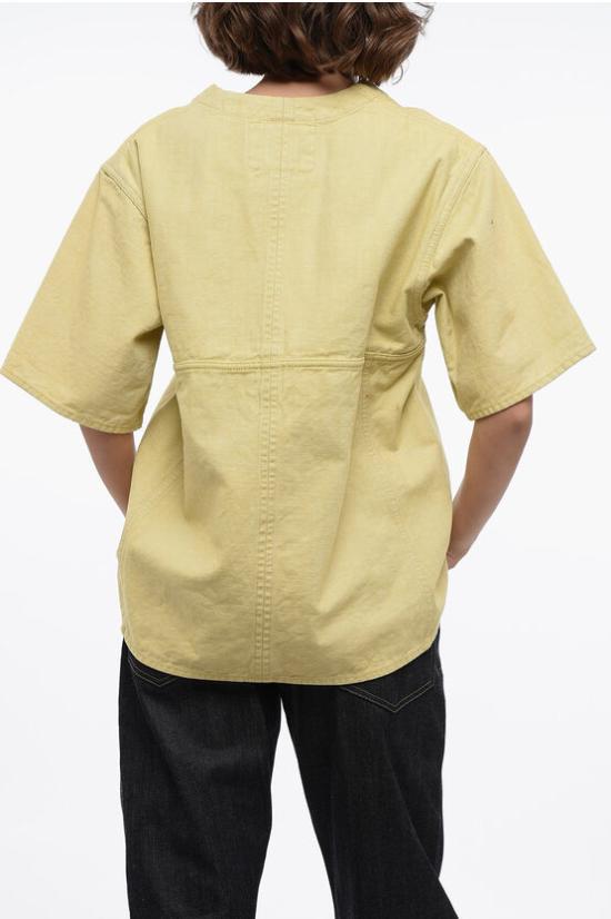  질샌더 블라우스 J02NC0118 J45059 715 Yellow - JIL SANDER