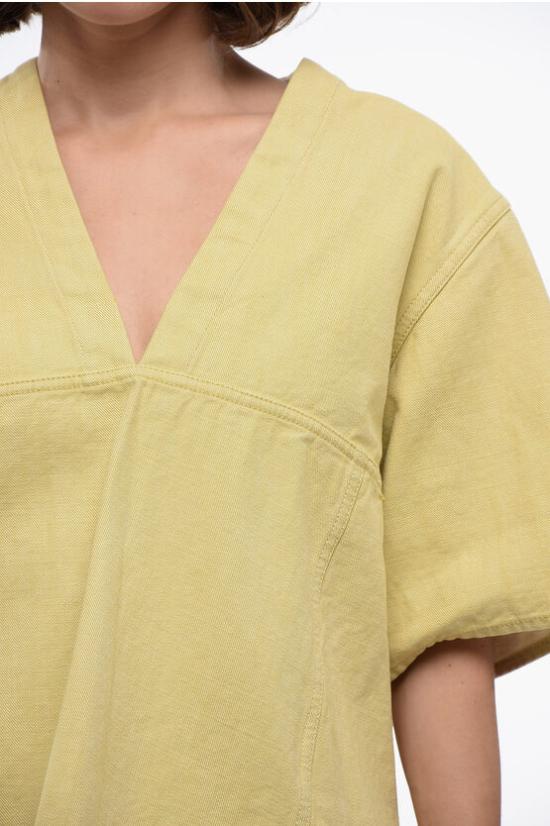  질샌더 블라우스 J02NC0118 J45059 715 Yellow - JIL SANDER