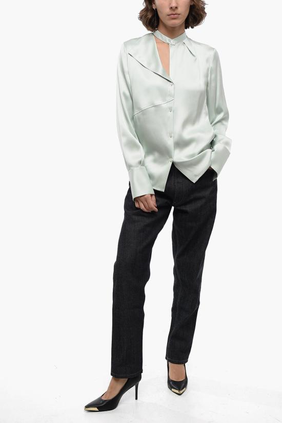  질샌더 블라우스 J01DL0105 J55005 449 Light blue - JIL SANDER