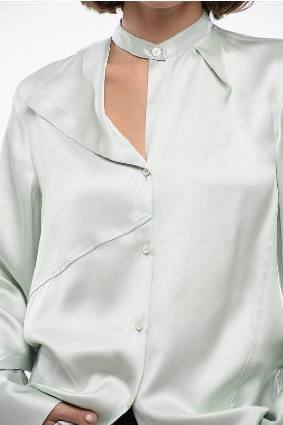  질샌더 블라우스 J01DL0105 J55005 449 Light blue - JIL SANDER