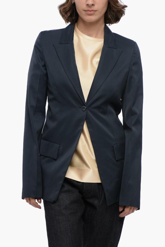  질샌더 수트 자켓 J02BN0108 J65086 022 Blue