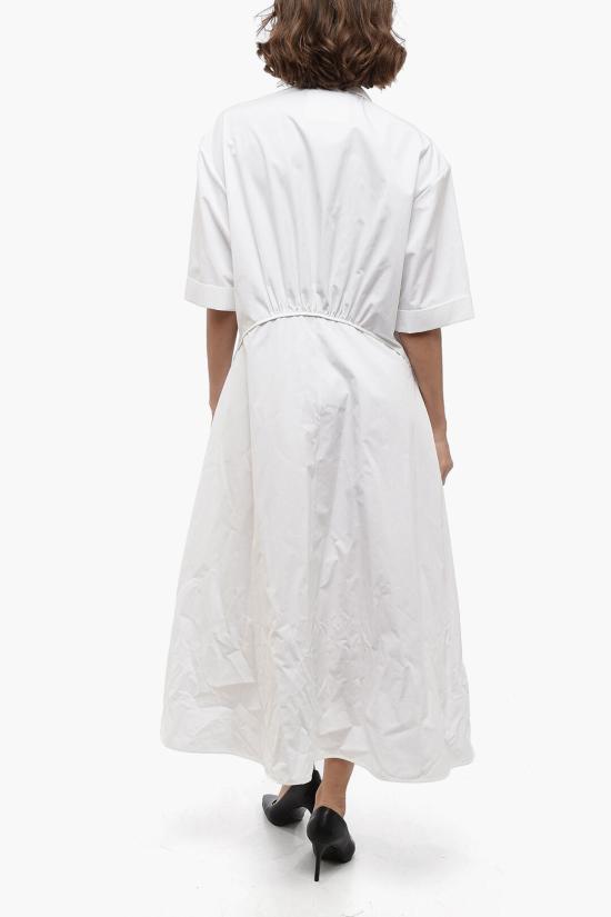  질샌더 미디 원피스 J02CT0153 J45002 100 White - JIL SANDER