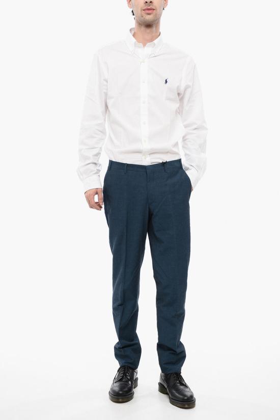  꼬르넬리아니 스트레이트 팬츠 834Z75 8284304 006 Blue - CORNELIANI