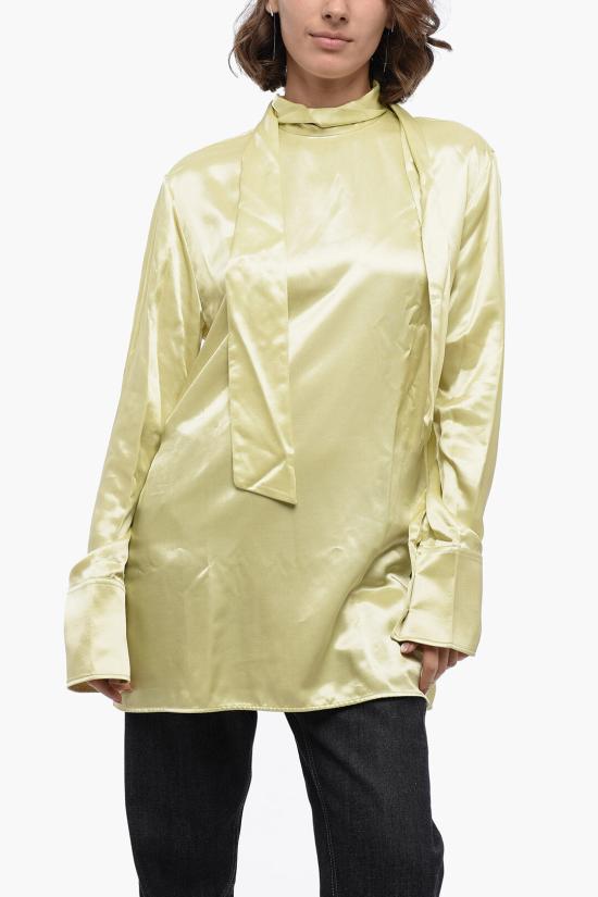  질샌더 블라우스 J52NC0004 J66147 337 Yellow