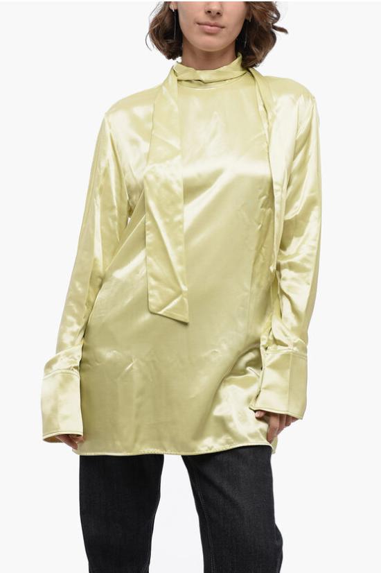  질샌더 블라우스 J52NC0004 J66147 337 Yellow