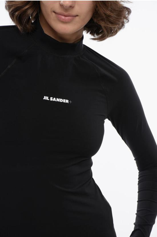  질샌더 긴팔 티셔츠 JPPU783520 WU478008 001 Black - JIL SANDER