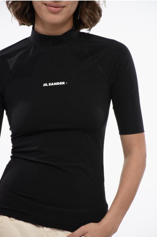  질샌더 반팔 티셔츠 JPPU783500 WU478008 001 Black - JIL SANDER