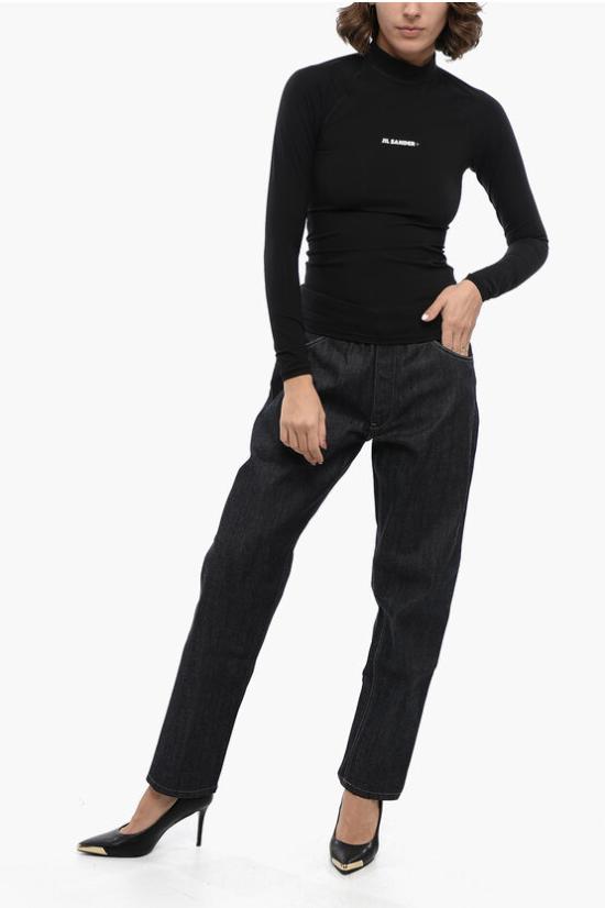  질샌더 긴팔 티셔츠 JPPS783520 WS478008 001 Black - JIL SANDER