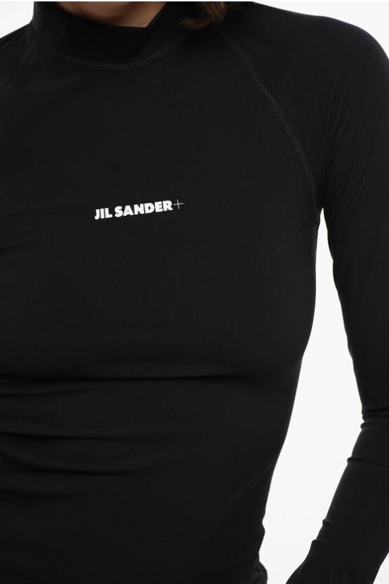  질샌더 긴팔 티셔츠 JPPS783520 WS478008 001 Black - JIL SANDER