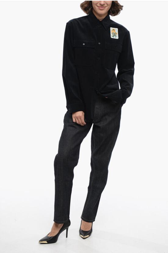  질샌더 블라우스 J40DL0106 J45125 400 Black - JIL SANDER