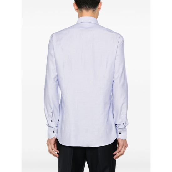  마짜렐리 긴팔 셔츠 CST 712 B055 BLUE - MAZZARELLI