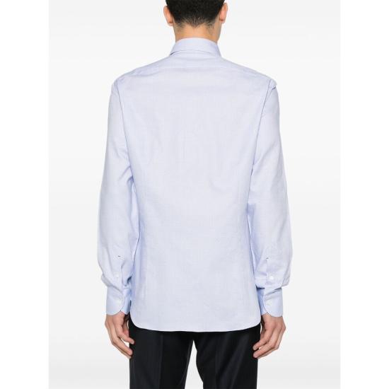  마짜렐리 긴팔 셔츠 CST 709 B054 BLUE - MAZZARELLI