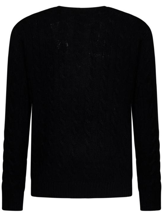 25FW 폴로 랄프로렌 케이블 니트 스웨터  710876762 Black - POLO RALPH LAUREN